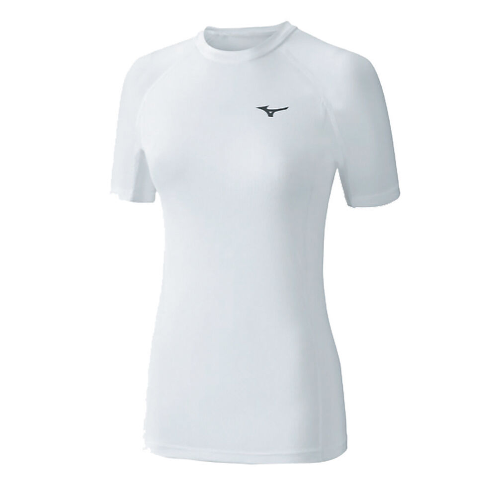 Camiseta Mizuno Bio Gear SS - Homem - Branco - XLZFQ9875